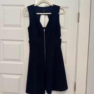 Adelyn Rae navy evening dress